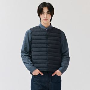 남성 투웨이 경량 다운 베스트-DFZK7301C0L