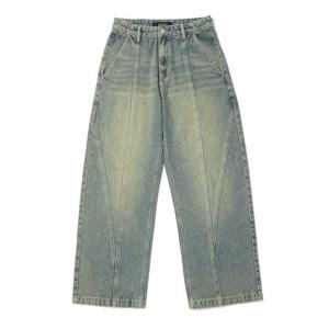 [인터크루]여성) 절개 장식 베이지틴 데님 팬츠 ITZ3EL55ABL