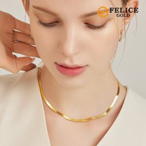 펠리체골드 [봄특가/한정수량] 실버925 스네이크 4mm 목걸이