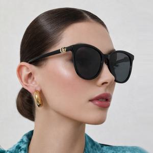 구찌 선글라스 GG1180SK 002 블랙 뿔테 더블G 명품 아시안핏