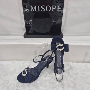 [미소페]By미소페 큐빅 리본 스트랩 샌들 112HZ424GP008 NAVY 2_