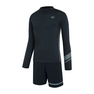 [아레나]에센스 레귤러핏 남성 래쉬가드세트 A5BM1PC05BLK-IDG