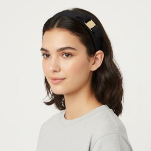 살바토레 페라가모  페레가모 여성 바라 보우 금장 리본 헤어밴드(블랙) 344311 572738