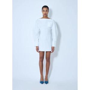 26 SS 쟈크뮈스 여성 라 로브 슈미즈 카자코 원피스  jac0260070wht