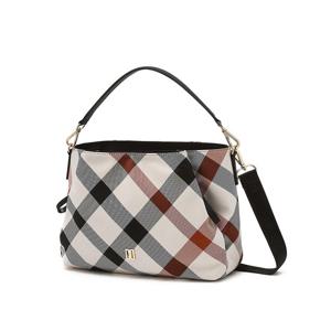 [닥스] 25FW 여성 시즌백 체크 2포켓 토트백 DNGF5F966I3