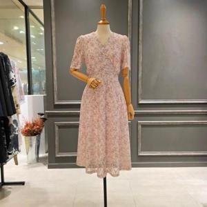 [아니베에프]A55WOP531_레이스 브이넥 원피스