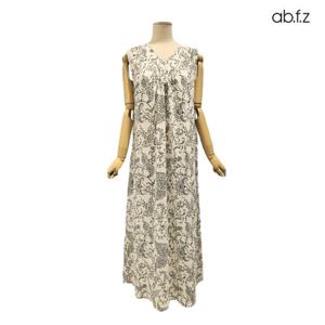 [에이비에프지]보헤미안 패턴 민소매 롱 원피스 APZ3HO33H