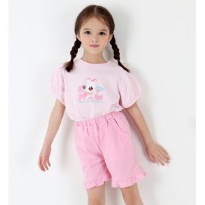 [레노마 이너웨어]위시캣 여아 퍼프 5부 상하세트 PK 0F1EW64972