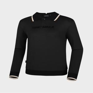 [와이드앵글]CO 빅 니트 카라 블루종 티셔츠 LWWU24272