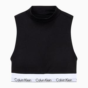 [캘빈클라인 언더웨어] 여성 아이콘 코튼 모달 AF 모크넥 브라렛 QF8383AD-UB1