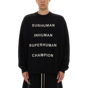 릭오웬스 x 챔피온 긴팔 티셔츠 CM01E1669 CHFE09 Black