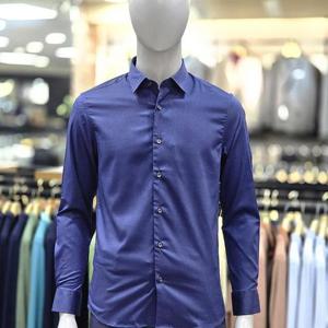 런던포그 세이브존04 세미와리드에리 드레스 네이비슬림셔츠 ZORCC600