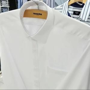 [레노마셔츠]일반핏/폴리스판트윌 긴소매 와이셔츠 RZRSGP907 WH