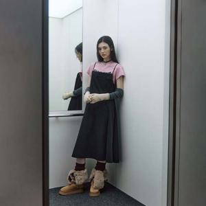 [랩]셔링 플레어 레이어드 롱원피스(AR4WOA62)