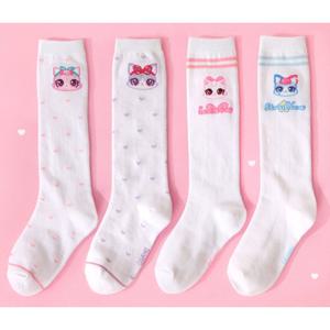 [레노마 이너웨어]위시캣 아동용 니삭스 양말 4족 세트 TF1YW623
