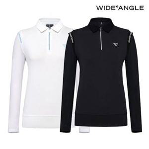 [와이드앵글]  WWM25237   TO W.ICE 소매 포인트 소매냉감 티셔츠 L