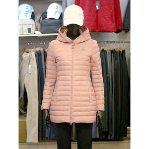 팜스프링스 세이브존03 팜스프링스 여성 골프 겨울 후드넥 경량 덕 패딩 점퍼 AGSWDL243613A