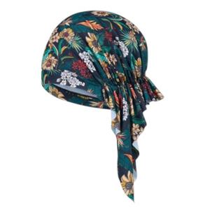 [레노마수영복]성인 플라워 두건 수모 RC2F304-BK PK