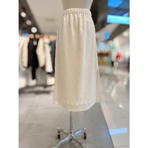 ab.fz 레이스 밴딩 H라인 사이드 슬릿 스커트 (ABXA1HS40C) US