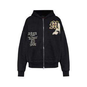 아미리 로고 아플리케 후드 집업 AMTOJR101400001