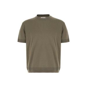 (명품) 몽클레어 실크 코튼 니트 티셔츠 9C00011