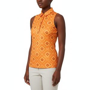 제이린드버그 10% 결제할인 J.LINDEBERG 골프웨어 여성 카라 민소매티셔츠 GWJT08081 I175