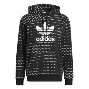 아디다스 오리지널 모노그램 그래픽 코튼 풀오버 후드 티셔츠 H13492
