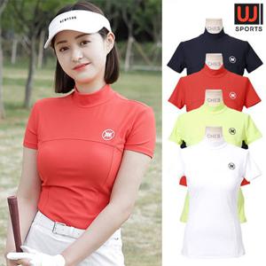 [체스]미우 퍼포먼스 쿨냉감 여성골프 탑브라 반팔티셔츠