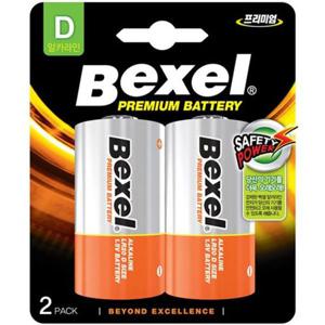 건전지 벡셀 알카라인건전지 D2 LR20 BEXEL