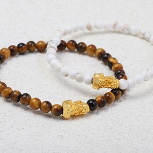 [골드모아] 여자 순금 팔찌 1.87g [행운 비휴 비즈]