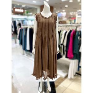 소고 세이브존01 린넨 민소매 롱 원피스 AK2PA10_BK