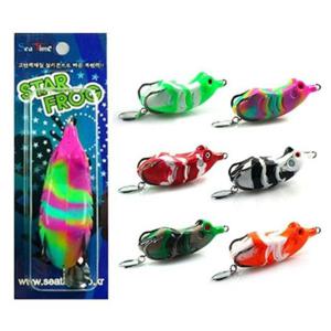 개구리웜 씨타임 스타프로그 배스 가물치 개구리 루어 낚시 웜