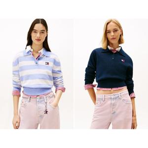 타미진 여성 플러피 폴로 스웨터 (T32G0KTO12TWT1)