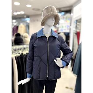 조이너스 세이브존01 배색 누 빔 패딩 점퍼 JADS2WHH210