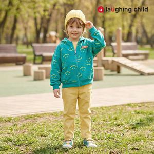 [래핑차일드] 스마일 후드집업_GN (8412911136)