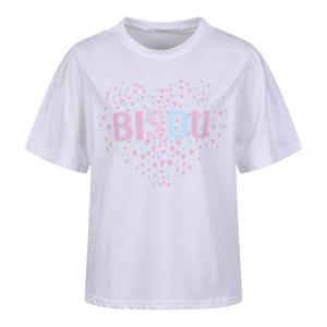 [코인코즈]하트 레터링 반팔 티셔츠_DZ5ME036