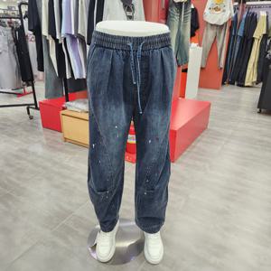 [더블제이디](공용) 페이팅 데님팬츠 JGZZ80838 GN