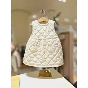 블루독베이비 10 25FW신상(CR)하트퀼팅패딩드레스 (145C1440401)