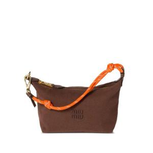 26 SS 미우미우 개버딘 로고 미니 지퍼 백 5NE8412IA7 TP440751587