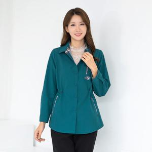 [모슬린]엄마옷 지퍼 포켓 포인트 자켓 613FGH660 마담/중년여성