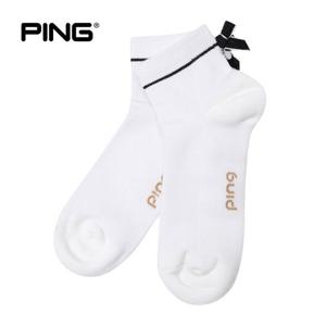 [PING] 여성 리본 장식 단목 양말