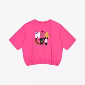 베스띠벨리 세이브존04 배색 프린팅 반팔 티셔츠 BKIBF28150