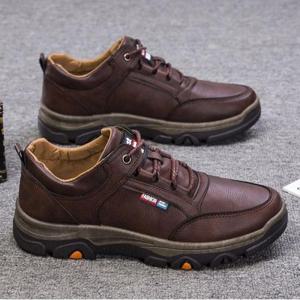 캐쥬얼트레킹화 남자 트레킹화 워킹화 가죽 캐쥬얼 조깅화 산책