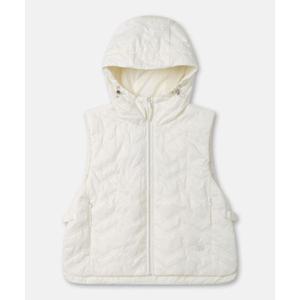 코오롱스포츠 KOLON SPORT 여성 키퍼 크롭 후드 인슐레이션 베스트 TVVAS26402IVO 369577