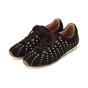 바바라 양가죽 캐주얼 보성장식 플랫러너 여성스니커즈 1.5CM 2종 택1 BBJ173