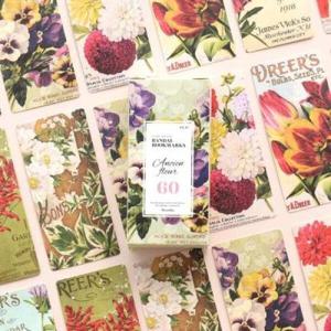 아트박스/모노라이크 반달 북마크 - 07 앙시엔 플뢰르 60매 세트