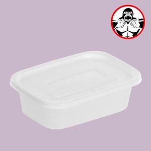 죽 포장 사각밀폐용기 죽용기 불투명 중 300개 850ml