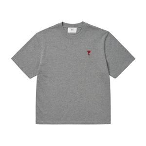 AMI BFUTS005 726 0951 스몰 하트 로고 공용 반팔티