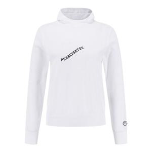 [파리게이츠] 여성 스마일 패치 로고 메쉬 후드 니트 521E2SR402_WH