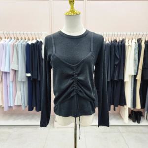 [샤틴]뷔스티에 긴팔 쫀쫀 니트S243K972A_JK